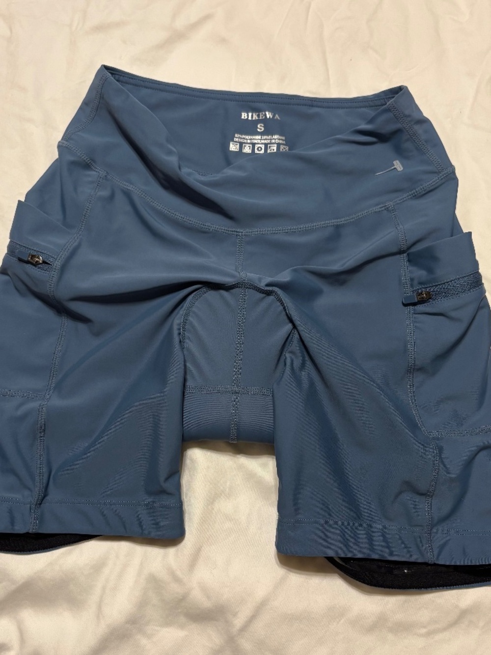 BIKEWA Women’s 3D Padded Bike Shorts - Size Small - Premium Comfort Pockets